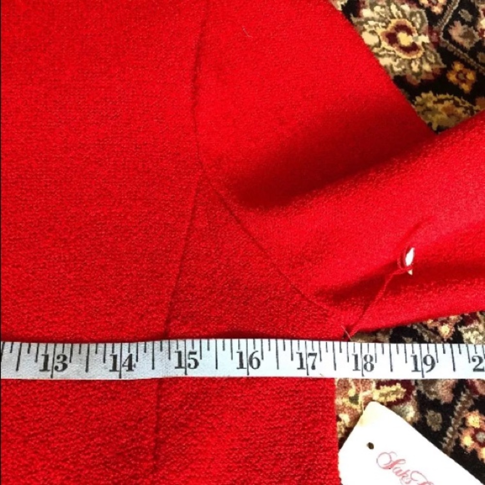 NWT St John Collection Marie Gray Wool Knit Dress - Picture 2 of 7